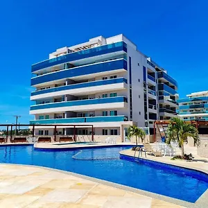 Apartamento Paraíso Em Arraial Do Cabo, Conforto, Piscina, Sauna, Churrasqueira Com Vista O Mar 